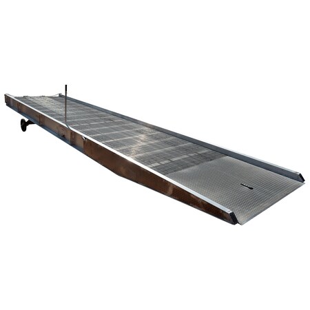 Vestil Aluminum Yard Ramp W/ Aluminum Grating AY-257230